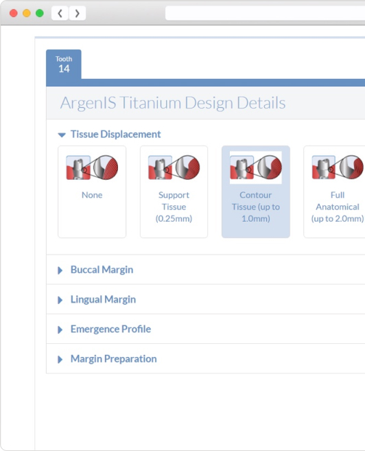 Custom abutment design workflow