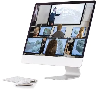 Argen equipment training video being presented through a desktop computer screen