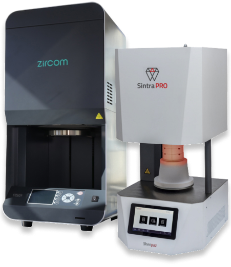Zircom and Shenpaz Sintra Pro sintering furnaces